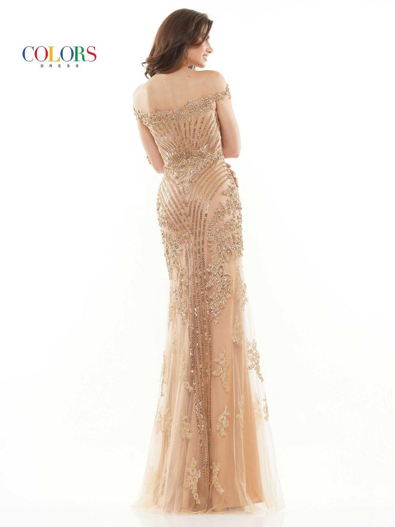 Colors Dress Tight Beaded Prom Dress J131