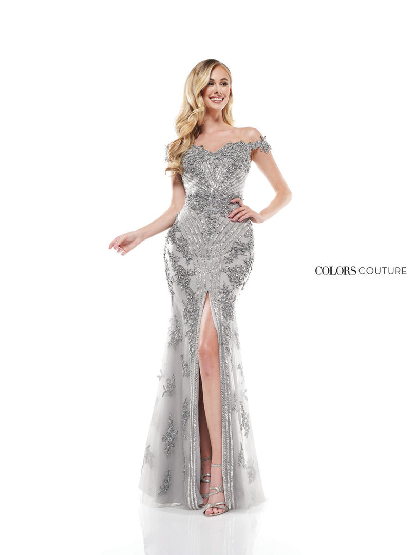 Colors Dress Tight Beaded Prom Dress J131
