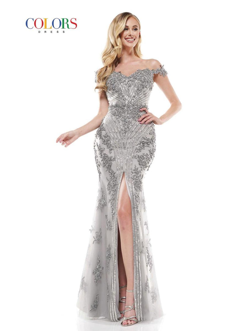 Colors Dress Tight Beaded Prom Dress J131