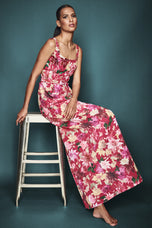 Sachin & Babi "Lana" Fitted Floral Gown