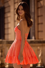 Sherri Hill Strapless A-Line Homecoming Dress 57319