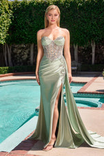 Ladivine Strapless Long Dress KV1131