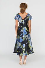 Kay Unger "Florene" Tea Length Dress 55115637