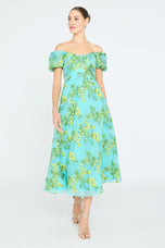 Theia "Alanis" Off Shoulder Dress 88113651