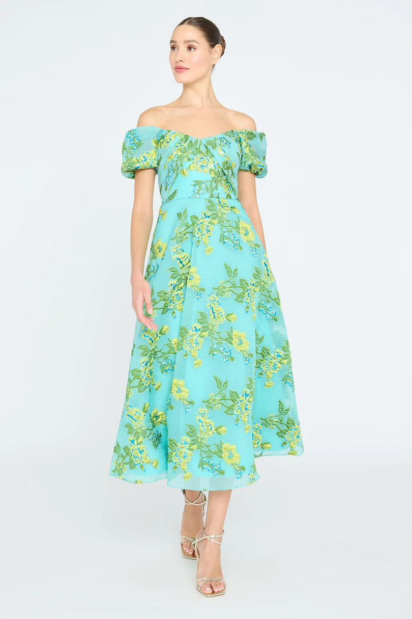 Theia "Alanis" Off Shoulder Dress 88113651