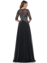 Marsoni by Colors Dress Illusion Neckline Dress M157