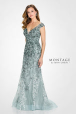 Montage by Mon Cheri Lace Evening Dress M522