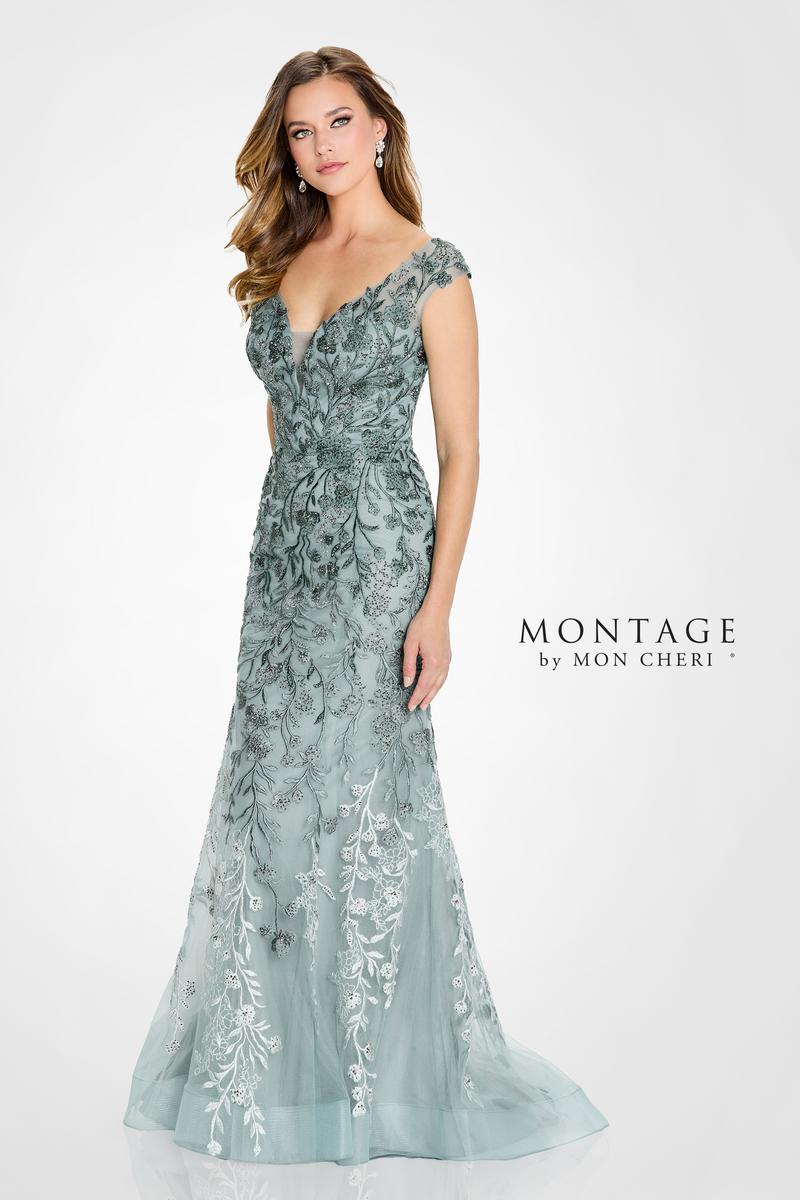 Montage by Mon Cheri Lace Evening Dress M522
