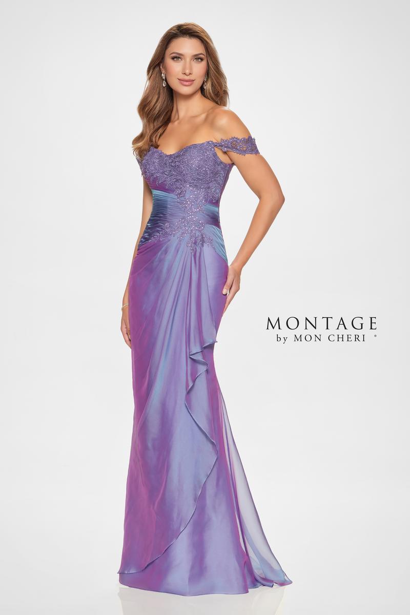Montage by Mon Cheri Dress M843 Aqua / 6 Montage by Mon Cheri Dress M843 Aqua / 6