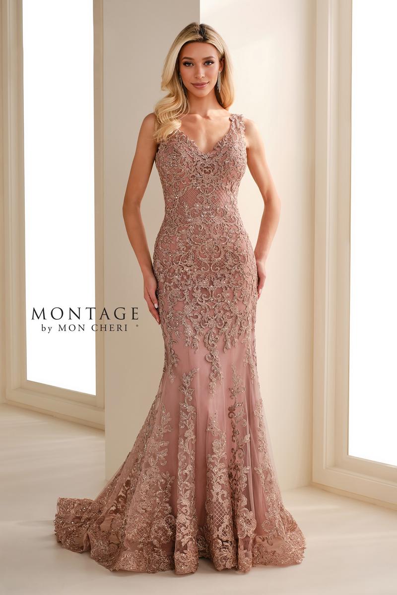 Montage by Mon Cheri Lace Evening Dress M906 Montage by Mon Cheri Lace Evening Dress M906