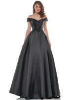Marsoni by Colors Dress Off the Shoulder Ballgown MV1008
