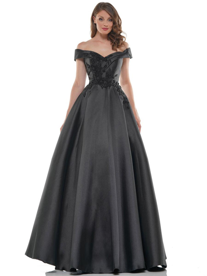 Marsoni by Colors Dress Off the Shoulder Ballgown MV1008