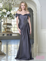 Marsoni by Colors Dress Pleated Sleeve Long Dress  MV1351