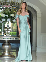 Marsoni by Colors Dress Pleated Sleeve Long Dress  MV1351