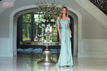 Marsoni by Colors Dress Pleated Sleeve Long Dress  MV1351
