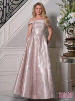 Marsoni by Colors Brocade A-line Evening Dress MV1395