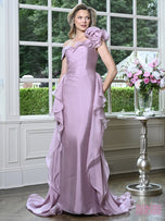 Marsoni Chiffon Layers with Bow Detail Gown MV1425