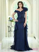 Marsoni Chiffon Layers with Bow Detail Gown MV1425