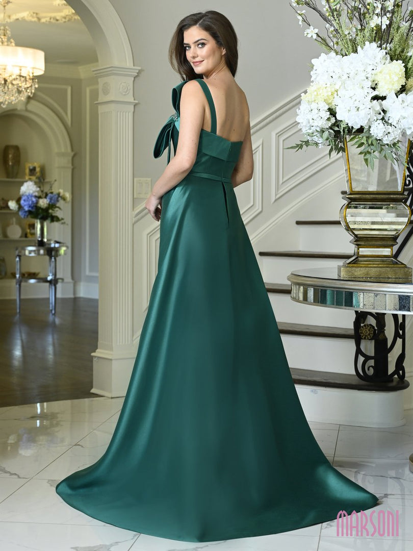 Marsoni Statement Bow with Detachable Train Gown MV1431