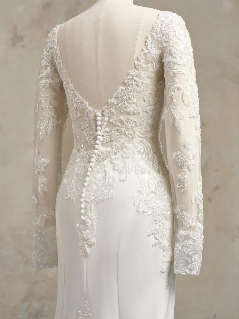 Maggie Sottero "Anastasia" Stretch Crepe Bridal Gown