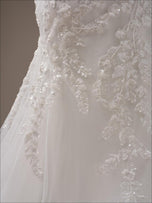 Maggie Sottero "Benji Royale" Fit and Flare Lace Bridal Gown (with lined bodice)