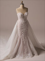 Maggie Sottero "Benji Royale" Fit and Flare Lace Bridal Gown (with lined bodice)