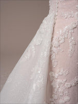 Maggie Sottero "Benji Royale" Fit and Flare Lace Bridal Gown (with lined bodice)