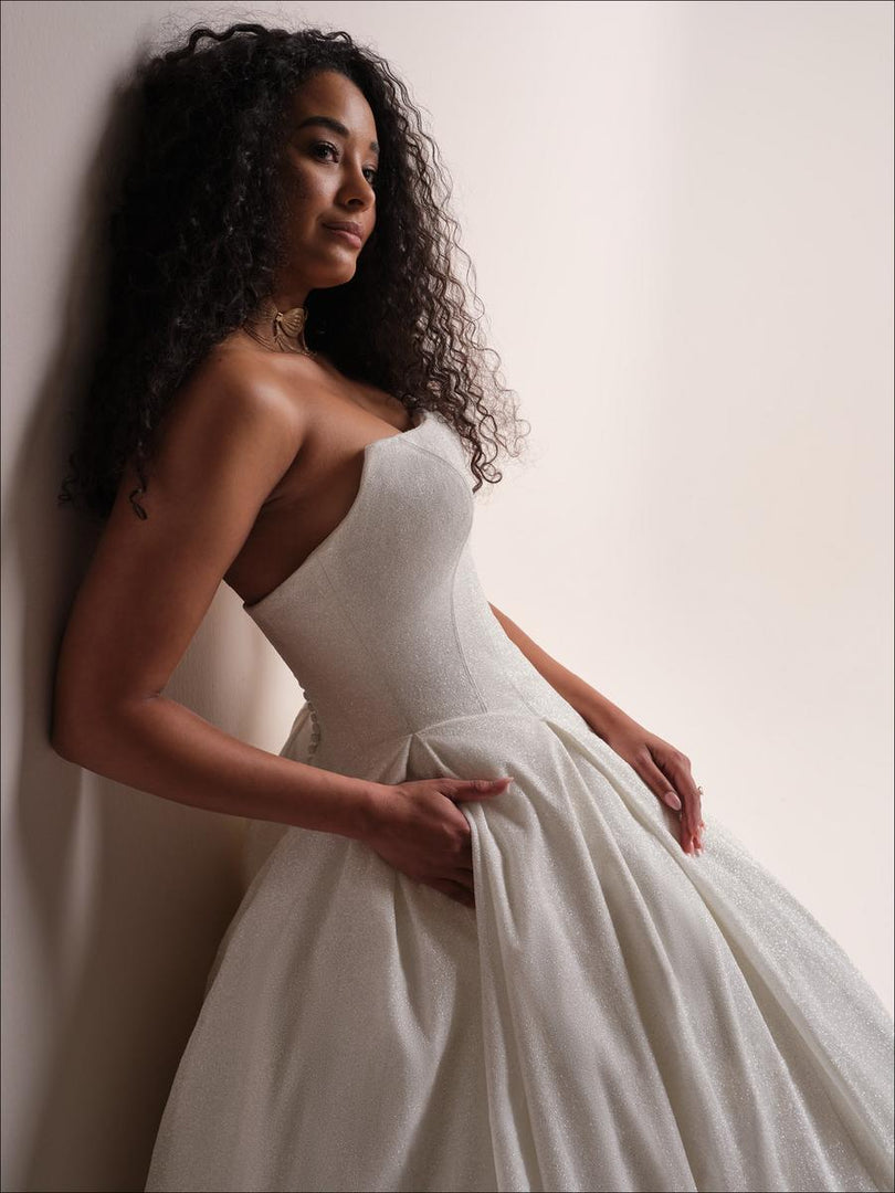 Maggie Sottero "Fortune Royale" Drop Waist Bridal Gown Maggie Sottero "Fortune Royale" Drop Waist Bridal Gown