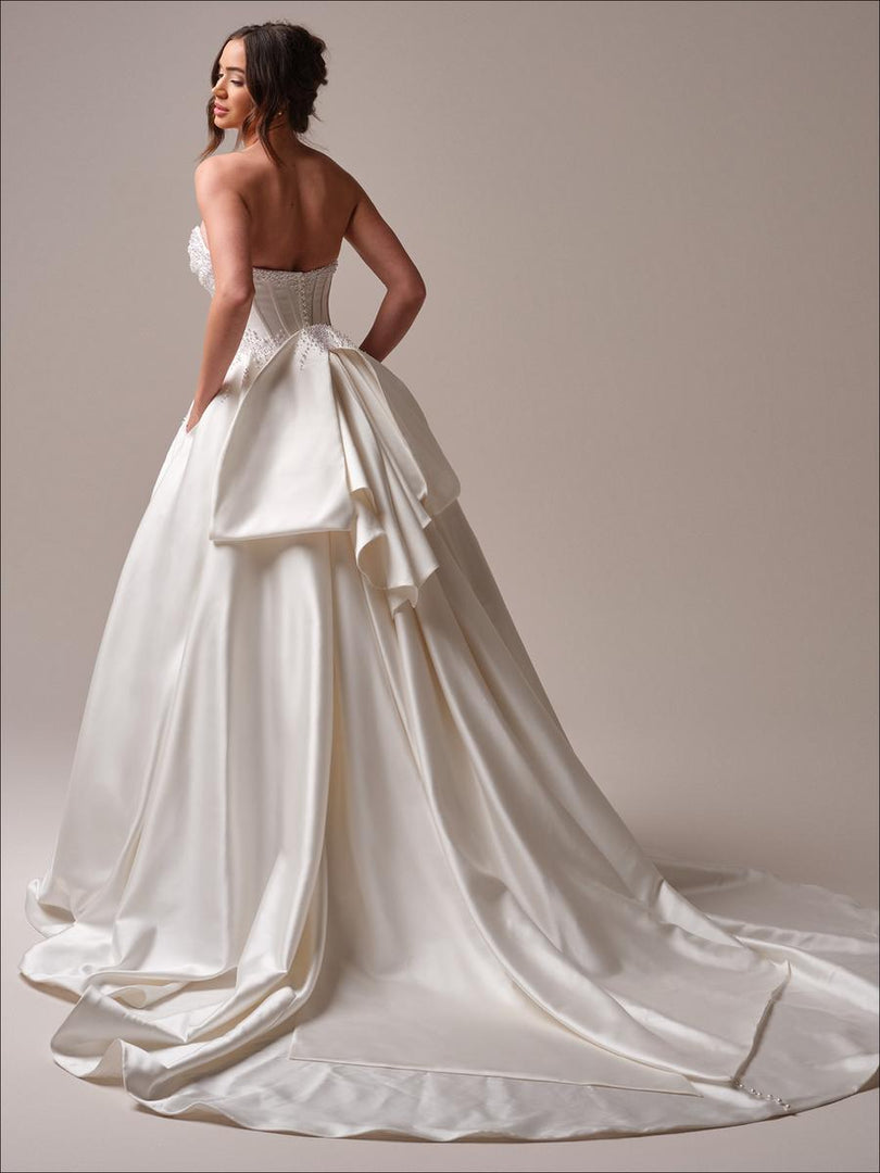 maggie sottero silk wedding dress 20MS750A01 Maggie Sottero Designs