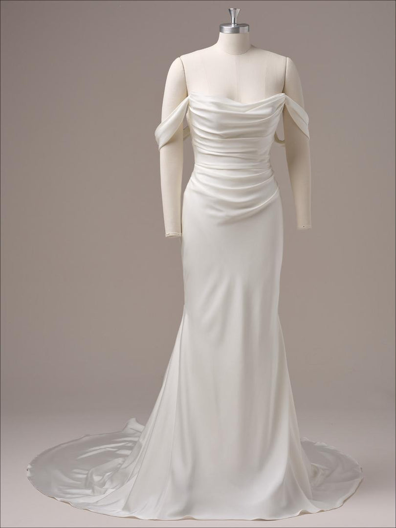 Maggie Sottero Rhoda Modern Satin Wedding Dress