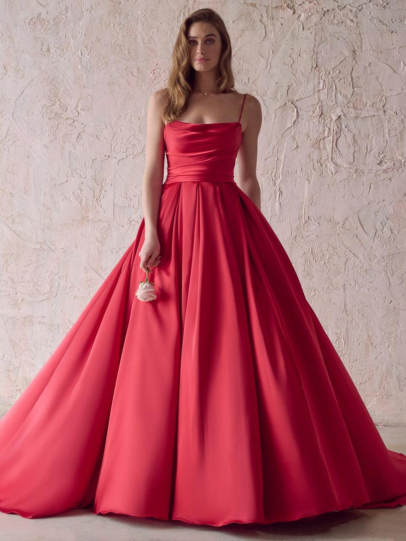 maggie sottero red wedding dress Colorful Wedding Dresses for Bold Brides