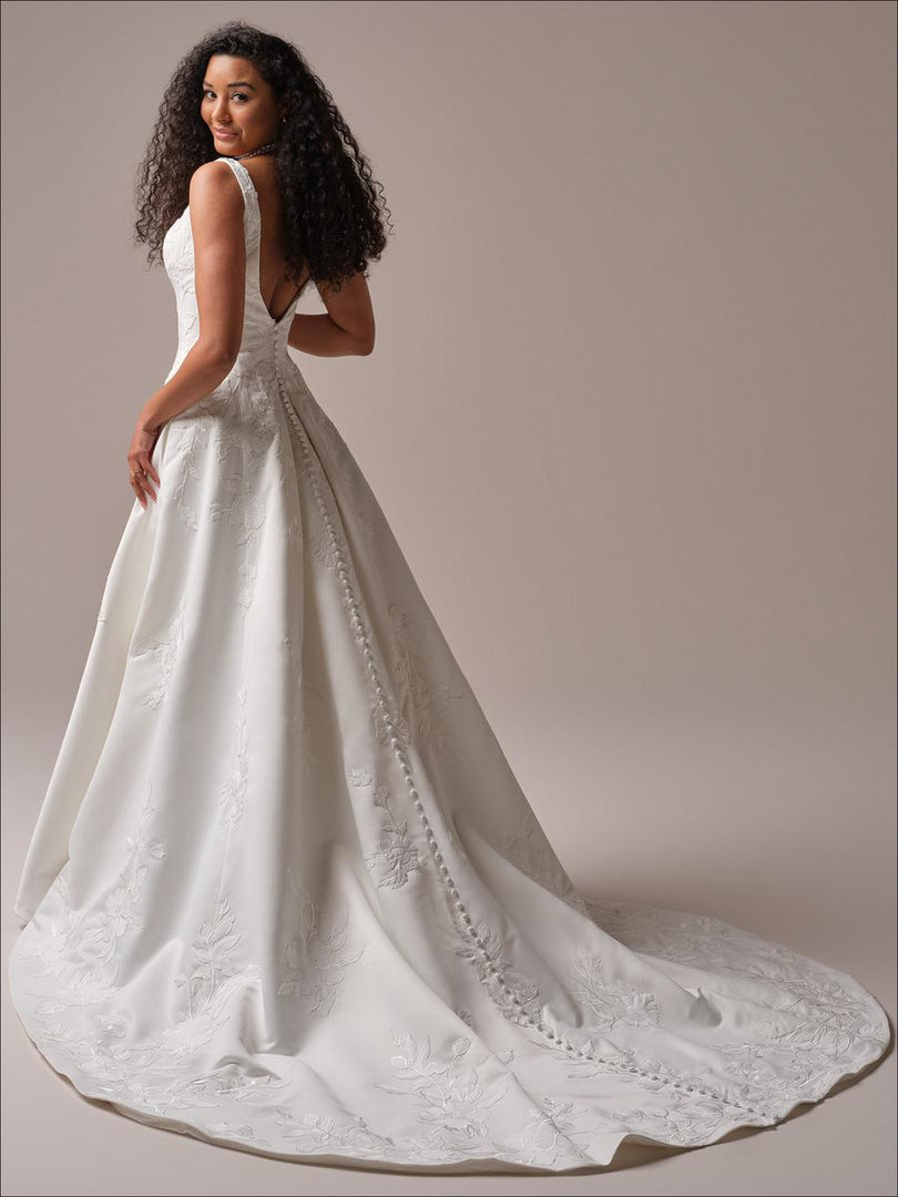 Maggie Sottero "Sheridan" Square Neck Tank Bridal Gown Maggie Sottero "Sheridan" Square Neck Tank Bridal Gown