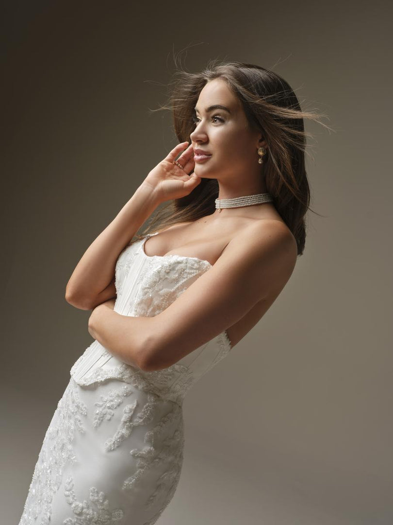 maggie sottero strapless corset wedding dress Strapless Wedding Dresses & Bridal Gowns