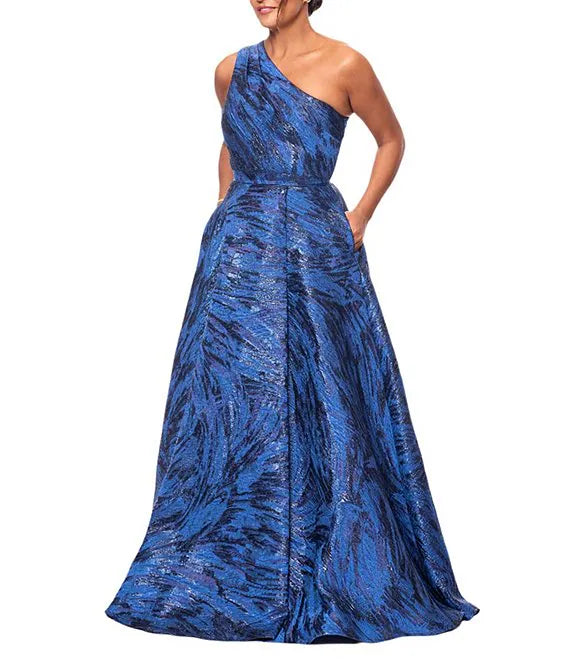 Xscape Evenings Brocade Sleeveless Dress 6742X 9187357327591
