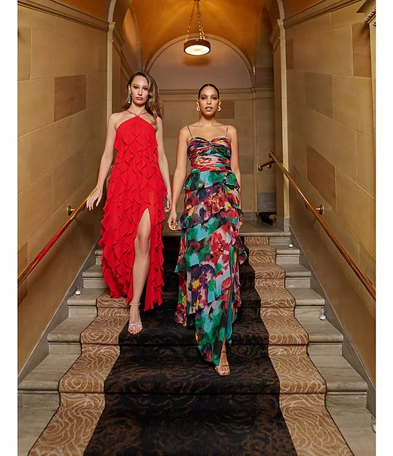 Xscape Evenings Floral Gown 6372X Xscape Evenings Floral Gown 6372X
