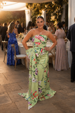 Gia Franco by Feriani Green Print Dress 12536