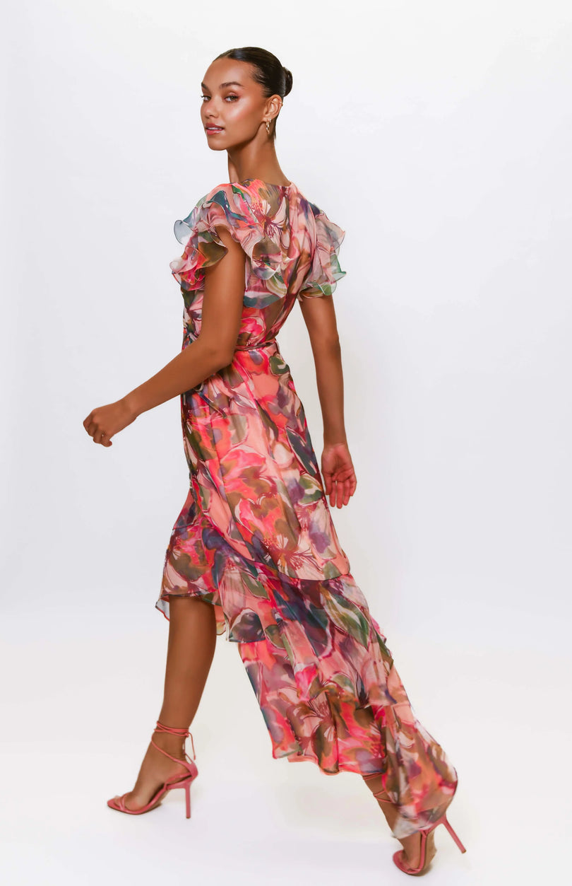 Hutch "Whitlee" Floral Wrap Dress 11004 Hutch "Whitlee" Floral Wrap Dress 11004