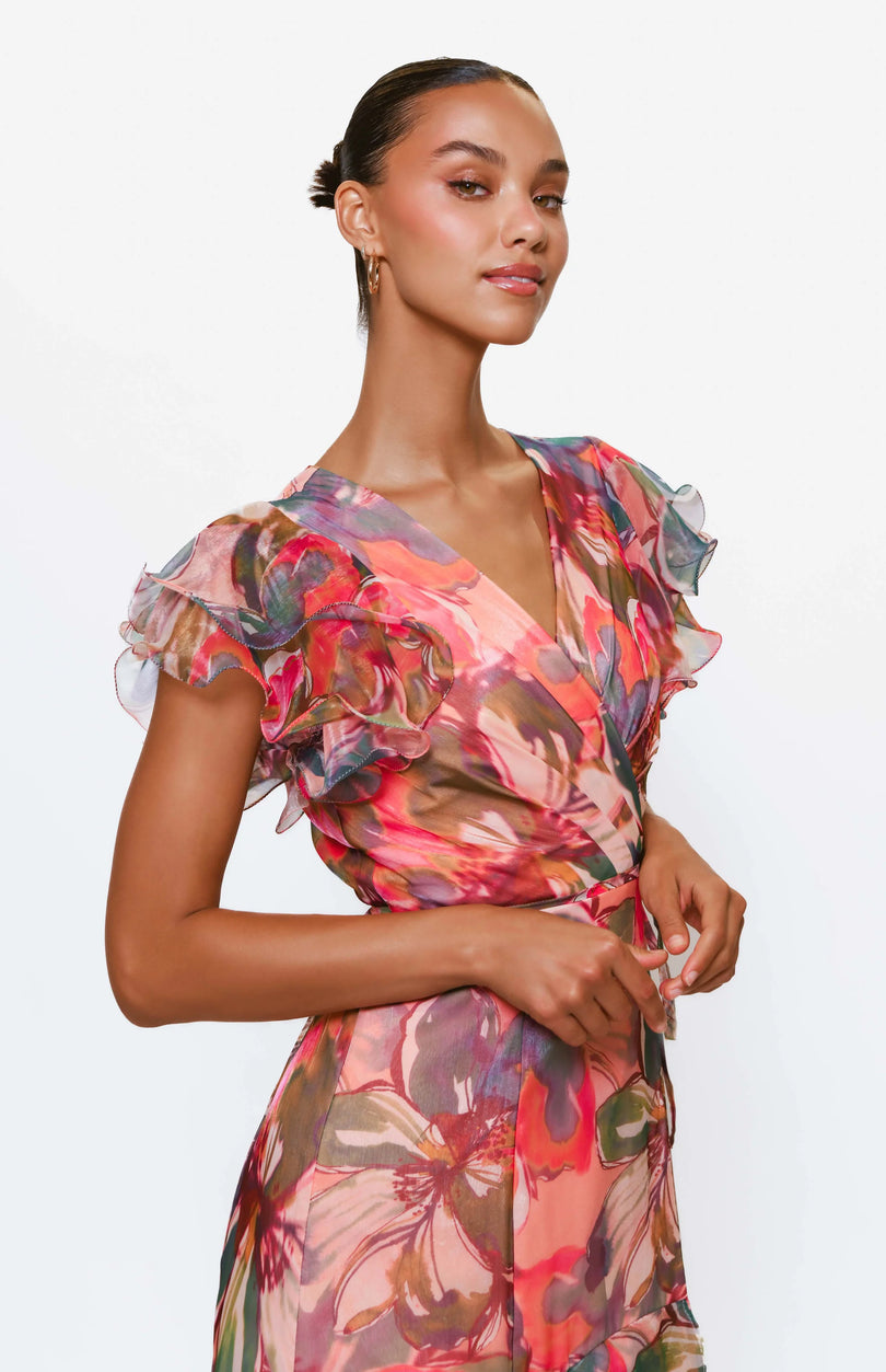 Hutch "Whitlee" Floral Wrap Dress 11004 Hutch "Whitlee" Floral Wrap Dress 11004