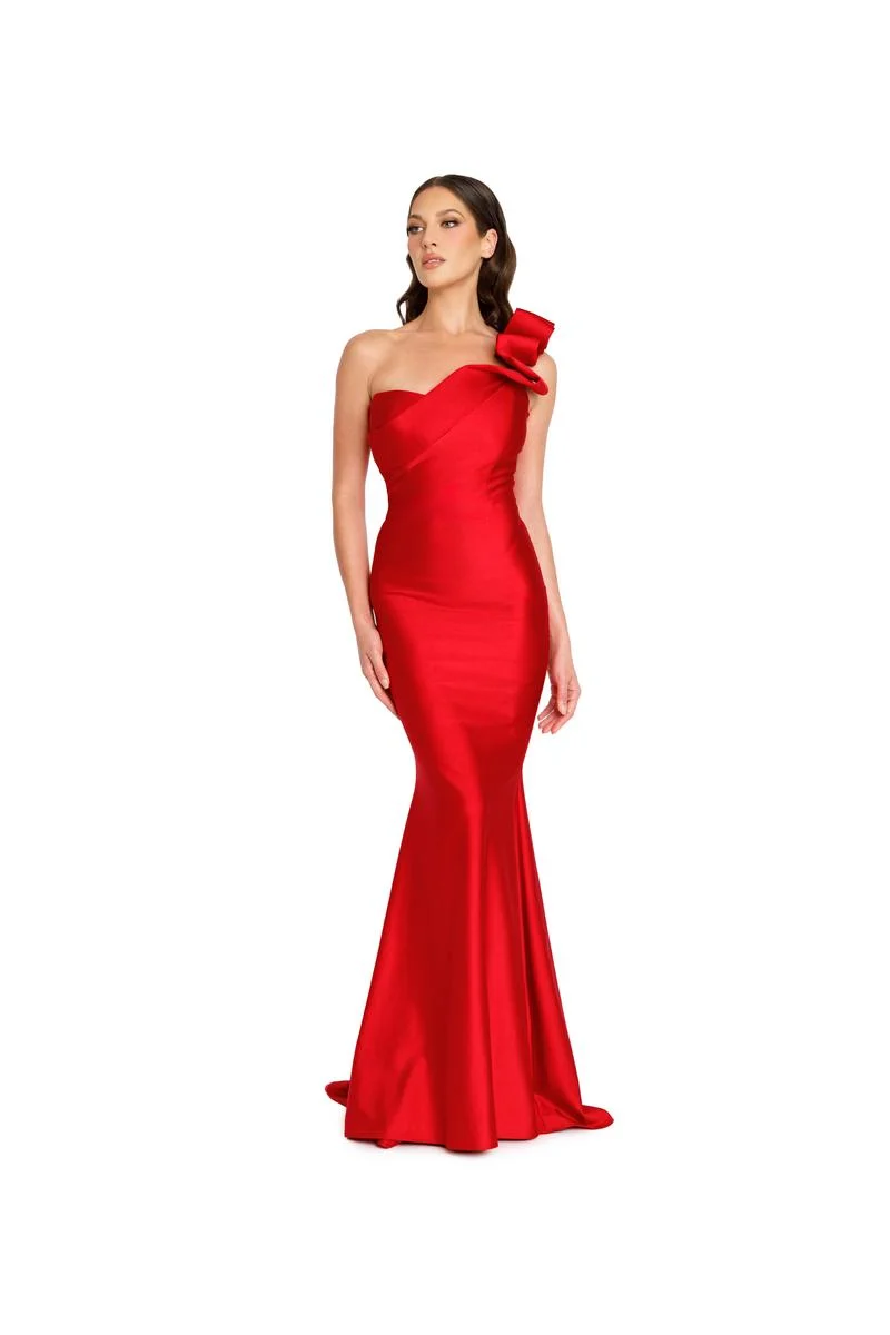 Nicole Bakti One Shoulder Evening Dress 7356 Nicole Bakti One Shoulder Evening Dress 7356