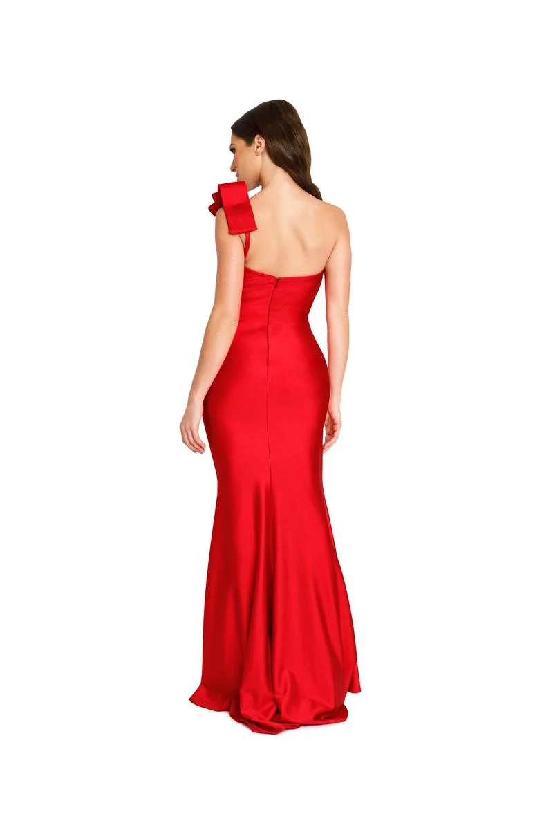 nicole bakti off the shoulder dress Nicole Bakti 7379