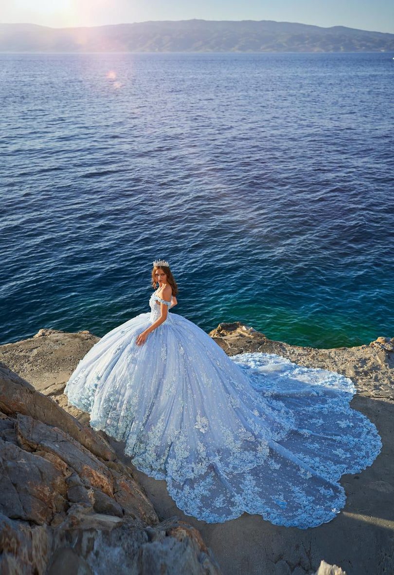 Princesa by Ariana Vara Dress PR30111 - Emerald/Gold Princesa by Ariana Vara Dress PR30111 - Emerald/Gold