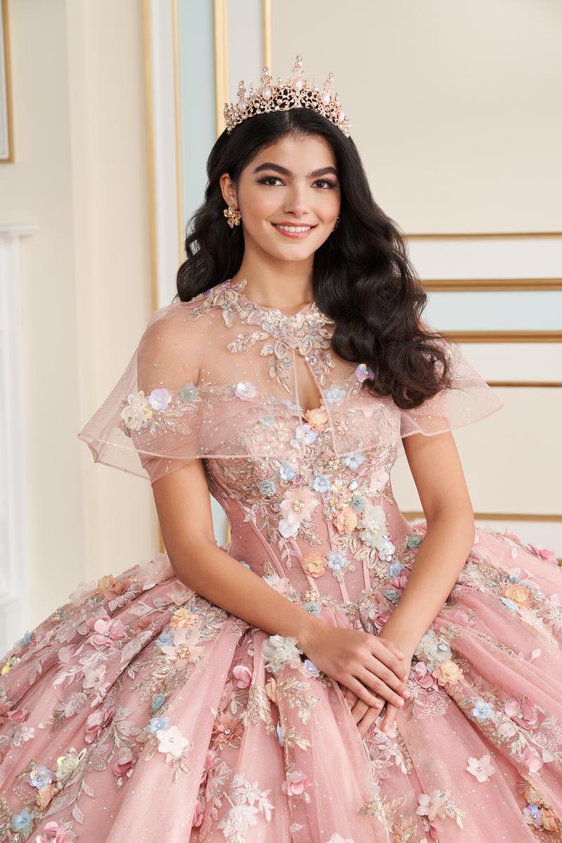 Princesa by Ariana Vara Dress PR30175 - Garden Rose Princesa by Ariana Vara Dress PR30175 - Garden Rose