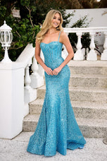 Portia and Scarlett Corset Beaded Prom Dress PS22036