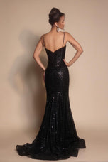 Portia and Scarlett Corset Beaded Prom Dress PS22036