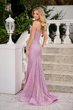 Portia and Scarlett Corset Beaded Prom Dress PS22036