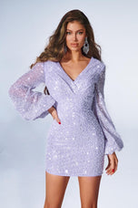 Portia and Scarlett Long Sleeve Cocktail Dress PS23003