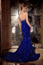 Portia and Scarlett Plunging Prom Dress PS23683
