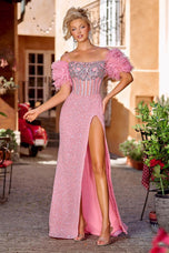 Portia and Scarlett Illusion Feather Dress PS23741C