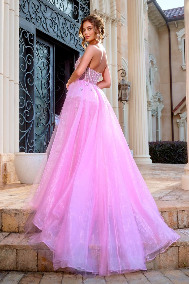 Portia and Scarlett Over Skirt Prom Dress PS24529 Portia and Scarlett Over Skirt Prom Dress PS24529