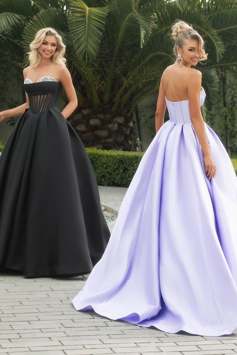 Portia & Scarlett Peekaboo Ballgown Prom Dress PS25306